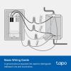 image:imageTPLink Tapo Smart Light Switch Single Pole Neutral Wire Required 24GHz WiFi Light Switch Compatible with Alexa and Google Home UL Certified No Hub Required White Tapo S500Single Pole