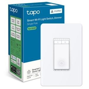 image:imageTPLink Tapo Matter Smart Dimmer Switch Voice Control wSiri Alexa amp Google Assistant UL Certified Timer amp Schedule Easy Guided Install Neutral Wire Required Single Pole Tapo S505D2PackDimmer