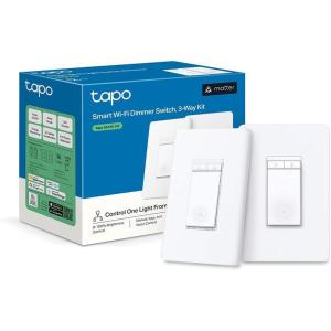 image:imageTPLink Tapo Smart 3 Way Dimmer Switch KIT Matter Compatible Energy Monitoring Neutral Wire Required Works with Alexa Siri Google Home SmartThings UL Certified 24GHZ WiFi Tapo S515D KIT