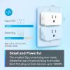 image:imageTPLink Tapo Apple HomeKit Smart Plug Mini Compact Design 15A1800W Max Super Easy Setup Works with Siri Alexa amp Google Home UL Certified 24G WiFi Only White Tapo P1254Pack2Pack