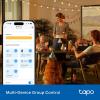 image:imageTPLink Tapo Matter Outdoor Smart Plug 2 Individual Outlets IP65 Weather Resistance Works with Apple Home Alexa Google Home Long WiFi Range 24G WiFi Only ETL Certified Tapo P400M1Socket  Dimmer