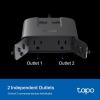image:imageTPLink Tapo Matter Outdoor Smart Plug 2 Individual Outlets IP65 Weather Resistance Works with Apple Home Alexa Google Home Long WiFi Range 24G WiFi Only ETL Certified Tapo P400M2Socket