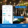 image:imageTPLink Tapo Matter Outdoor Smart Plug 2 Individual Outlets IP65 Weather Resistance Works with Apple Home Alexa Google Home Long WiFi Range 24G WiFi Only ETL Certified Tapo P400M1Socket  Dimmer
