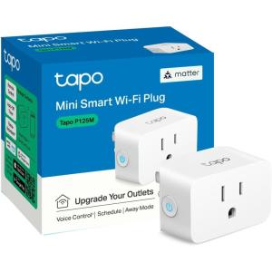 image:imageTPLink Tapo Matter Compatible Smart Plug Mini Compact Design 15A1800W Max Super Easy Setup Works with Apple Home Alexa amp Google Home UL Certified 24G WiFi Only White Tapo P125MMatter Compatible