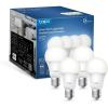 image:imageTapo TPLink Smart Light Bulbs  Natural Daylight Dimmable Compatible wAlexa and Google Home A60 BulbE27 Base 60W Equivalent 800LM CRIgt90 24GHz WiFi Only No Hub Required L520E4Pack800lm 4000k Daylight White