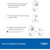 image:imageTapo Dust Bag Replacement for Robot Vacuum and Mop  Includes Easy to Replace 5x 3L Disposable Dust Bags Compatible with RV30 Max Plus amp RV20 Max Plus
