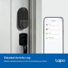 image:imageTapo Smart WiFi Door Lock Deadbolt  Keyless Entry Fingerprint Recognition Touchscreen Keypad amp inApp Monitoring with Scheduled Access1Year Rechargeable Battery  BHMA Grade 2  DL110Touchscreen