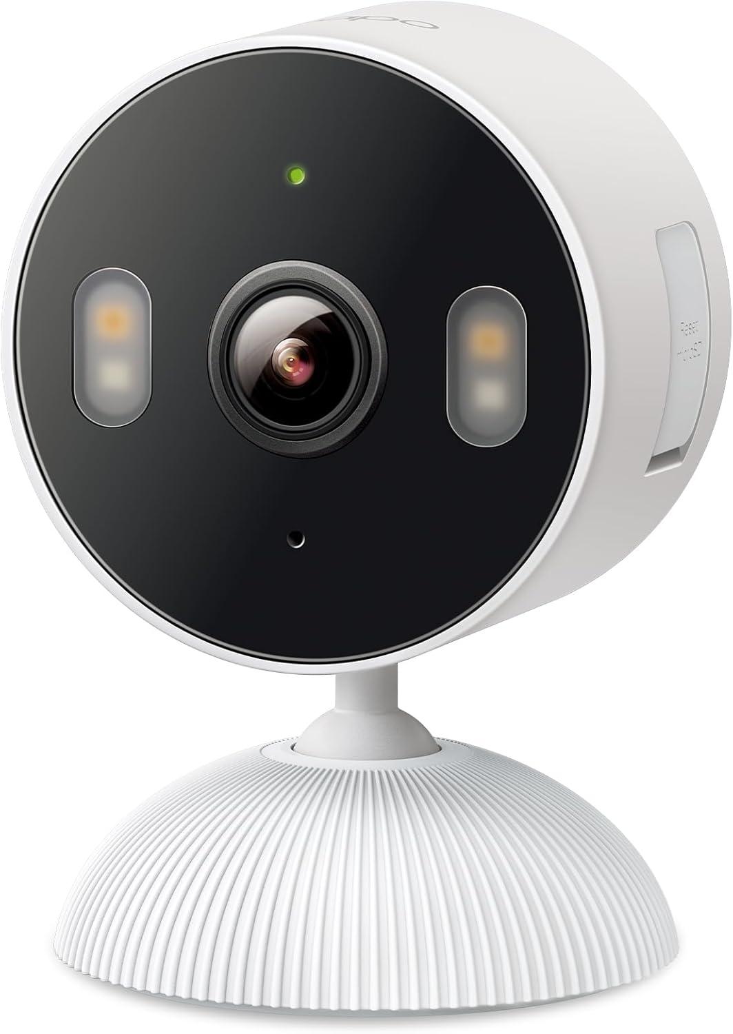 image:imageTapo 1080p IndoorOutdoor Security Camera  Free PersonMotionBaby Cry Detection Color Night Vision IP65 Weatherproof SDCloud Storage Works wAlexa amp Google Home HybridCamWhite