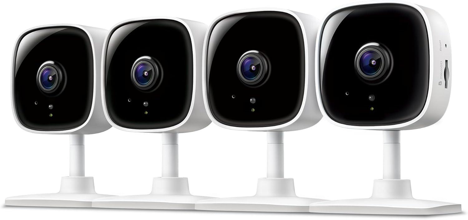image:imageTapo 1080p IndoorOutdoor Security Camera  Free PersonMotionBaby Cry Detection Color Night Vision IP65 Weatherproof SDCloud Storage Works wAlexa amp Google Home HybridCamWhite