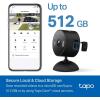 image:imageTapo 1080p IndoorOutdoor Security Camera  Free PersonMotionBaby Cry Detection Color Night Vision IP65 Weatherproof SDCloud Storage Works wAlexa amp Google Home HybridCamBlack