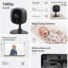 image:imageTapo 1080p IndoorOutdoor Security Camera  Free PersonMotionBaby Cry Detection Color Night Vision IP65 Weatherproof SDCloud Storage Works wAlexa amp Google Home HybridCamBlack