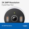 image:imageTapo 2K IndoorOutdoor Wired Security Camera  Works as a Baby Monitor amp Pet Camera PersonMotionBaby Cry Detection 2Way Audio Siren SubscriptionFree Local Storage or Optional Cloud C113White