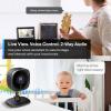 image:imageTapo 2K IndoorOutdoor Wired Security Camera  Works as a Baby Monitor amp Pet Camera PersonMotionBaby Cry Detection 2Way Audio Siren SubscriptionFree Local Storage or Optional Cloud C113Black