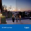 image:imageTapo TPLink Smart Video Doorbell Camera Chime Included 2K 5MP Color Night Vision 2Way Audio Free AI Detection CloudSD Card Storage Works wAlexa amp Google Home D230S1Wired  w Chime