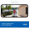 image:imageTapo TPLink Smart Video Doorbell Camera Chime Included 2K 5MP Color Night Vision 2Way Audio Free AI Detection CloudSD Card Storage Works wAlexa amp Google Home D230S1Battery Powered  Doorbell only