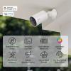 image:imageTapo by TPLink Wireless Outdoor Security Camera 1080P Up to 180 Days Battery Life Free Person Detection SDCloud Storage Spotlight Color Night Vision Alarm No Hub Needed Black C403White