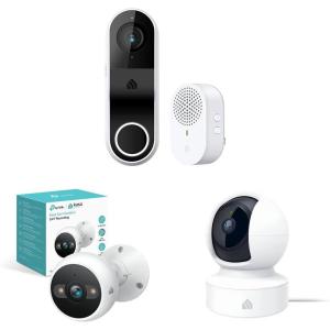image:imageKasa Smart Video Doorbell  Security Camera Bundle KD110  KC420WS