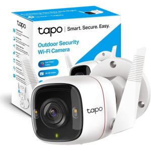image:imageTapo 2K Outdoor Wired Security Camera  PersonVehicleMotion Detection 247 Recording Starlight Color Night Vision SubscriptionFree Local Storage or Optional Cloud Works with Alexa C320WS2K QHD