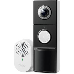 image:imageTapo 2K Wireless Smart Video Doorbell with Chime  160 UltraWide ViewPerson Detection Ring Call 2Way Audio SubscriptionFree Local StorageOptional Cloud Motion Only Alert D210Battery or Hardwired  2K 4MP