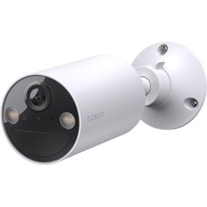 image:imageTapo by TPLink Wireless Outdoor Security Camera 1080P Up to 180 Days Battery Life Free Person Detection SDCloud Storage Spotlight Color Night Vision Alarm No Hub Needed Black C403White