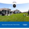 image:imageTPLink Tapo 2K QHD Outdoor PanTilt WiFi Security Camera 360 View Motion Tracking Color Night Vision Free PersonVehicleMotion Detection Cloud amp SD Card Storage 247 Recording Tapo C520WSWired