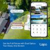 image:imageTPLink Tapo 2K QHD Outdoor PanTilt WiFi Security Camera 360 View Motion Tracking Color Night Vision Free PersonVehicleMotion Detection Cloud amp SD Card Storage 247 Recording Tapo C520WSSolar