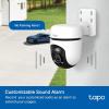 image:imageTapo 2K Outdoor Wired PanTilt Security WiFi Camera 360 View Motion Tracking Works wAlexa amp Google Home Color Night Vision Free AI Detection Cloud amp SD Card Storageup to 512GB Tapo C510W1080P