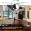 image:imageTapo TPLink 2K Pan Tilt Security Camera for Baby Monitor Dog Camera wMotion Detection 2Way Audio Siren Night Vision Cloud ampSD Card Storage Up to 256 GB Works with Alexa amp Google Home C210White