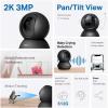 image:imageTapo TPLink 2K Pan Tilt Security Camera for Baby Monitor Dog Camera wMotion Detection 2Way Audio Siren Night Vision Cloud ampSD Card Storage Up to 256 GB Works with Alexa amp Google Home C210Black