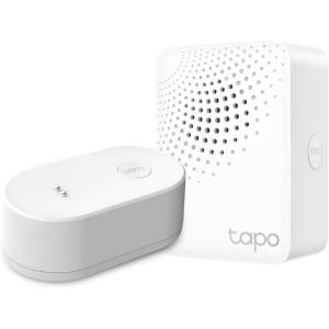 image:imageTPLink Tapo Smart Water Leak Detector Kit Water Leak Sensor T300  Hub H100 Rapid Dripping Detection 90dB Adjustable Alarm App Alerts Compatible with Alexa and Google Home