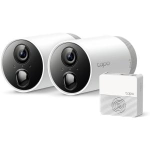 image:imageTapo TPLink Outdoor Wireless Security Camera 1080P LocalCloud Storage MotionPersonVehicle Detection 180 Day Battery 2Way Audio Works wAlexa amp Google Home 2Camera System C400S2