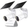 image:imageTapo 4K Outdoor Security Camera Kit wSolar Panel  Smart Home Hub  Wireless Battery Cameras 247 Capture Free PersonVehiclePet Detection SolarCam 4K 2Pack H500