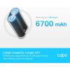 image:imageTPLink Tapo Battery Pack Rechargeable 6700mAh Large Battery Capacity Compatible with Tapo C420 and Tapo C400 Charging Protection Tapo A100