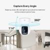 image:imageKasa 2K Indoor PanTilt Wired Security Camera  Works as a Baby Monitor amp Pet Camera Motion Detection amp Tracking 2Way Audio Night Vision SubscriptionFree Local Storage or Optional Cloud KC410SWhite