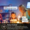 image:imageKasa Smart Light Bulbs 1000 Lumens High Brightness 16M Color Changing Dimmable Smart WiFi Light Bulb Compatible with Alexa and Google Home A19 24GHz WiFi only No Hub Required KL1354 Pack