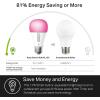 image:imageKasa Smart Light Bulbs 1000 Lumens High Brightness 16M Color Changing Dimmable Smart WiFi Light Bulb Compatible with Alexa and Google Home A19 24GHz WiFi only No Hub Required KL1351 Pack