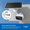 image:imageTapo TPLink C400 KIT Outdoor Battery Camera wSolar Panel Base Wireless 1080P Free PersonVehicle Detection SDCloud Storage Color Night Vision No Hub Needed Works wAlexaWhite