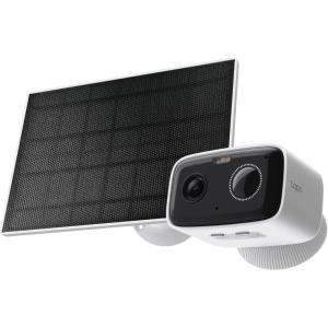 image:imageTapo TPLink C400 KIT Outdoor Battery Camera wSolar Panel Base Wireless 1080P Free PersonVehicle Detection SDCloud Storage Color Night Vision No Hub Needed Works wAlexaWhite