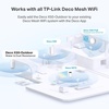 image:imageTPLink Deco 7 BE25 DualBand BE5000 WiFi 7 Mesh WiFi System  4Stream 5 Gbps 240 Mhz  Covers up to 6600 SqFt  2X 25G Ports Wired Backhaul  VPNMLO AIRoaming HomeShield 3Pack1 Pack Outdoor