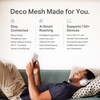 image:imageTPLink Deco 7 BE25 DualBand BE5000 WiFi 7 Mesh WiFi System  4Stream 5 Gbps 240 Mhz  Covers up to 6600 SqFt  2X 25G Ports Wired Backhaul  VPNMLO AIRoaming HomeShield 3Pack3 Pack