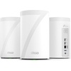 image:imageTPLink Deco 7 BE25 DualBand BE5000 WiFi 7 Mesh WiFi System  4Stream 5 Gbps 240 Mhz  Covers up to 6600 SqFt  2X 25G Ports Wired Backhaul  VPNMLO AIRoaming HomeShield 3Pack3 Pack