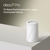 image:imageTPLink Deco 7 BE25 DualBand BE5000 WiFi 7 Mesh WiFi System  4Stream 5 Gbps 240 Mhz  Covers up to 6600 SqFt  2X 25G Ports Wired Backhaul  VPNMLO AIRoaming HomeShield 3Pack1 Pack