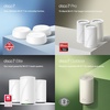 image:imageTPLink Deco 7 BE25 DualBand BE5000 WiFi 7 Mesh WiFi System  4Stream 5 Gbps 240 Mhz  Covers up to 6600 SqFt  2X 25G Ports Wired Backhaul  VPNMLO AIRoaming HomeShield 3Pack3 Pack