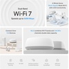 image:imageTPLink Deco 7 BE25 DualBand BE5000 WiFi 7 Mesh WiFi System  4Stream 5 Gbps 240 Mhz  Covers up to 6600 SqFt  2X 25G Ports Wired Backhaul  VPNMLO AIRoaming HomeShield 3Pack2 Pack