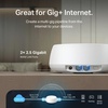 image:imageTPLink Deco 7 BE25 DualBand BE5000 WiFi 7 Mesh WiFi System  4Stream 5 Gbps 240 Mhz  Covers up to 6600 SqFt  2X 25G Ports Wired Backhaul  VPNMLO AIRoaming HomeShield 3Pack1 Pack