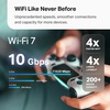 image:imageTPLink Deco 7 Pro BE63 TriBand WiFi 7 BE10000 Whole Home Mesh System  6Stream 10 Gbps 4x25G Ports Wired Backhaul 4X Smart Internal Antennas VPN HomeShield Free Expert Support 3PackWiFi 7  25G Port