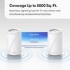 image:imageTPLink Deco 7 Pro BE63 TriBand WiFi 7 BE10000 Whole Home Mesh System  6Stream 10 Gbps 4x25G Ports Wired Backhaul 4X Smart Internal Antennas VPN HomeShield Free Expert Support 3PackWiFi 7  25G Port