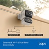 image:imageTapo 4K Outdoor Dual Lens PanTilt PoEDC Wired Security Camera  170 WideAngle  8mm Zoom Lens Free PersonVehicle Detect 360 View SubscriptionFree SD Storage or Optional Cloud  C575D