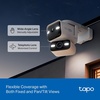 image:imageTapo 4K Outdoor Dual Lens PanTilt PoEDC Wired Security Camera  170 WideAngle  8mm Zoom Lens Free PersonVehicle Detect 360 View SubscriptionFree SD Storage or Optional Cloud  C575D