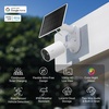 image:imageTapo SolarCam 1080p Outdoor Wireless Security Camera Battery Power with Solar Person Detection SubscriptionFree Local StorageOptional Cloud Works with Alexa amp Google Assistant C402 KIT3PackWhite